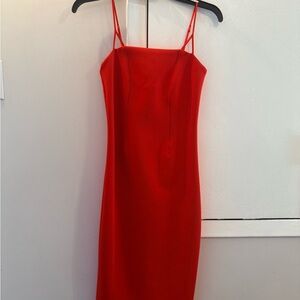 Marciano Vibrant Red Midi Dress